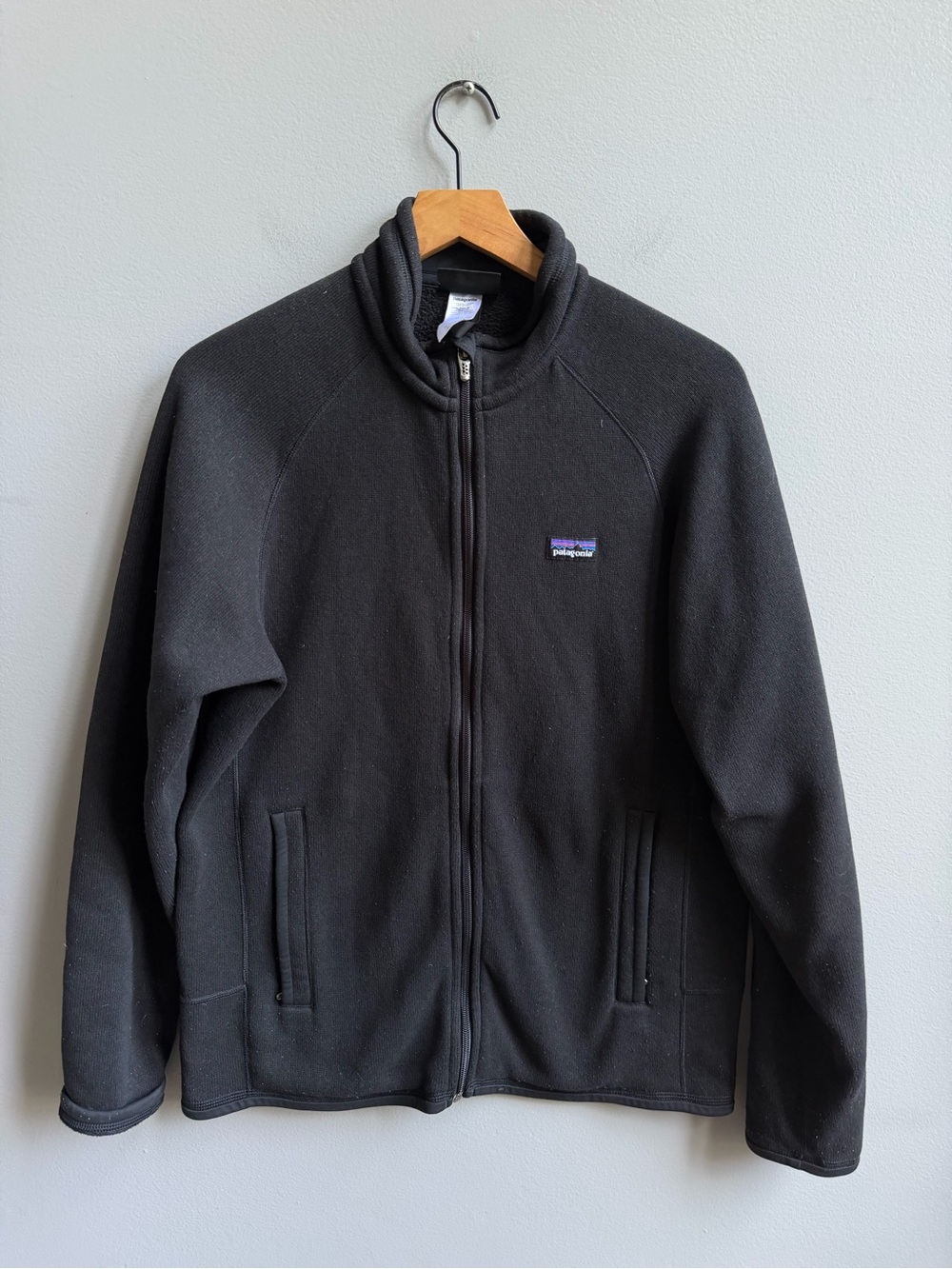 Patagonia Men's Better Sweater Black Full-Zip Fleece Jacket Size Medium